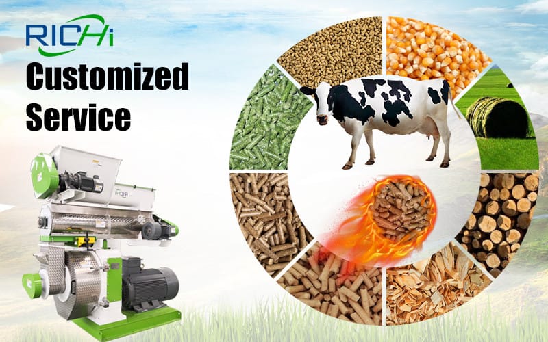 easy to use China animal feed pellet mill machine