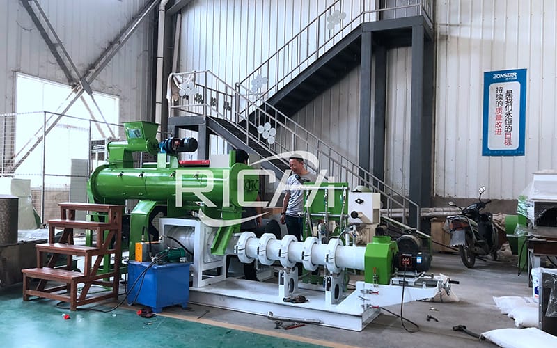 cost for catfish feed extruder plant