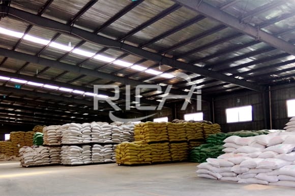 animal feed mill in animal feed production line