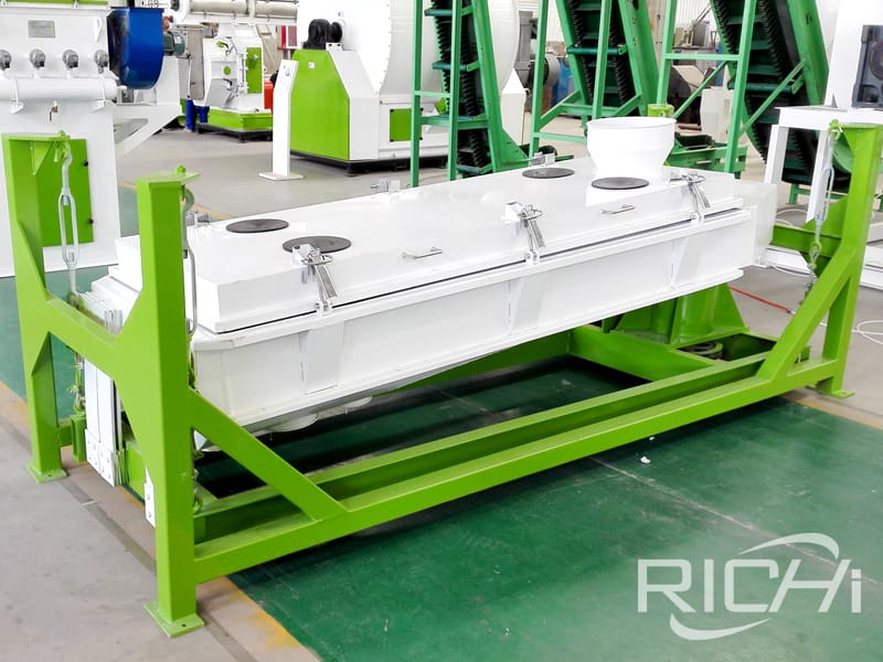 CE verified rotary grading screen equipment for animal feed production plant