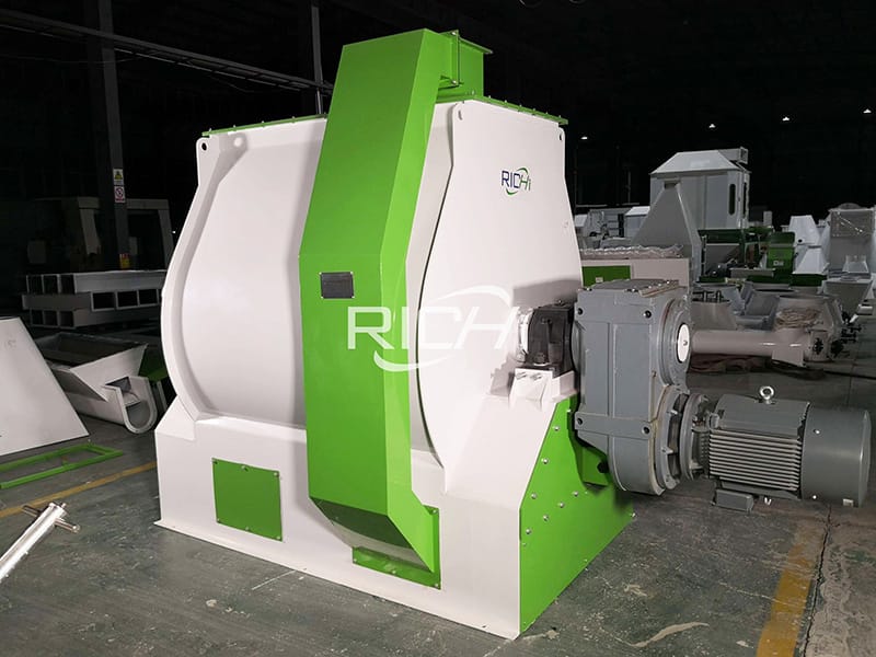 horizontal mixer animal feed cattle chicken feed machine