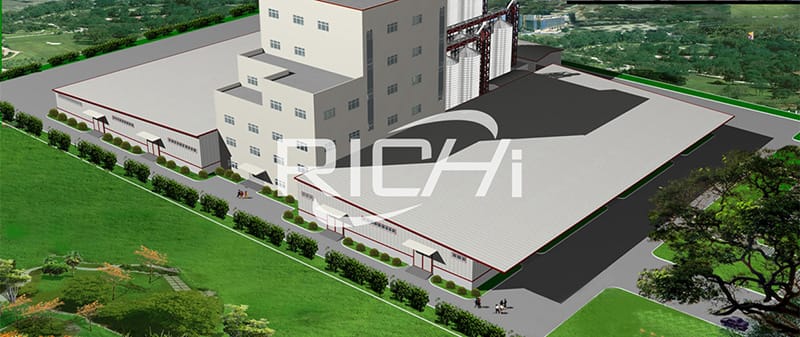 China supplier animal poulry feed production line