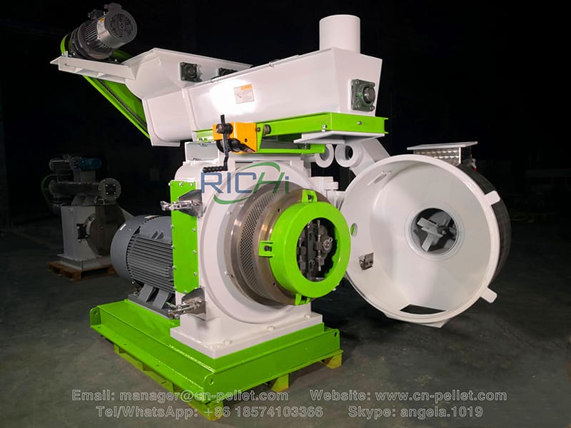 China supplier offer 6-8mm white oak wood sawdust pellet machine with capacty 2-3 tph