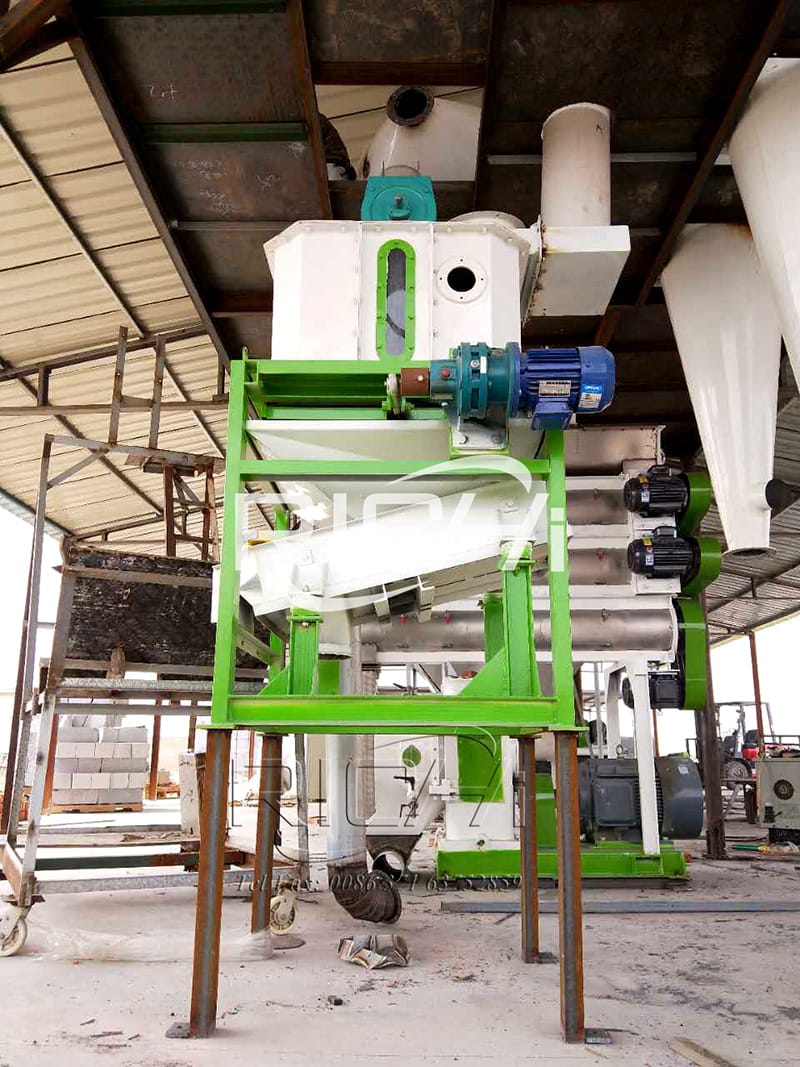 pellet cooler for poultry chicken food pellet production process