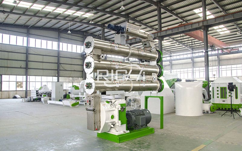 30T/HLarge capactity Animal mash and pellet feed production line 