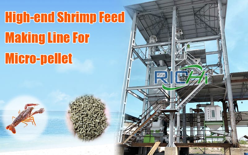 RICHI new micro-pellet shrimp feed pelletizing line for high-end aquatic feed production