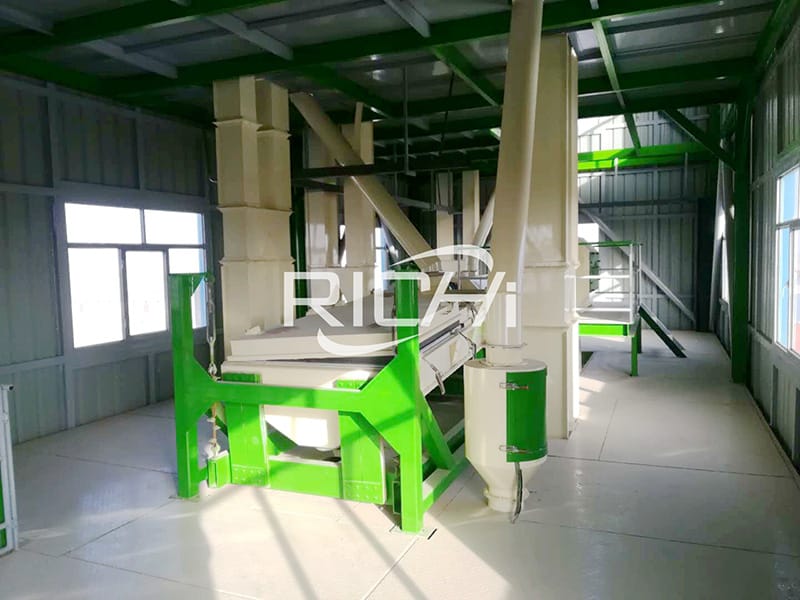 animal sheep cattle feed alfalfa pellet production plant