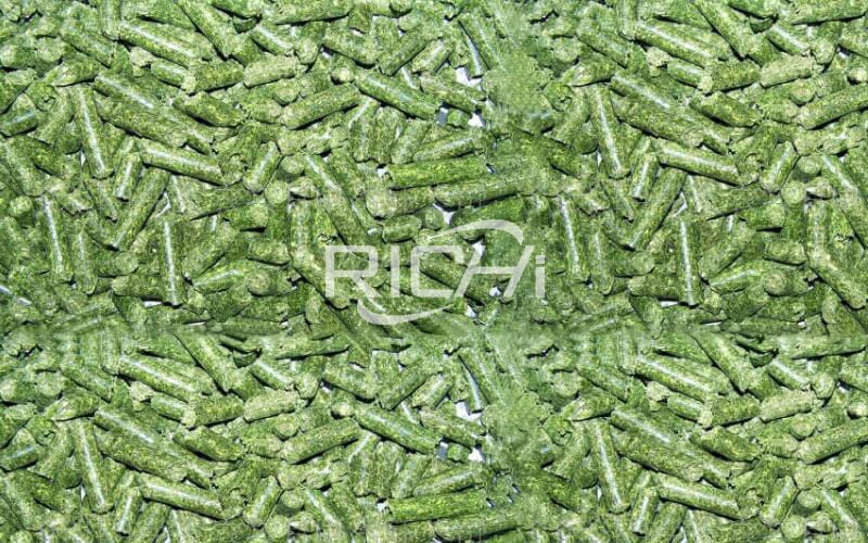 rice husk grass straw hay alfalfa pellet machine for sale