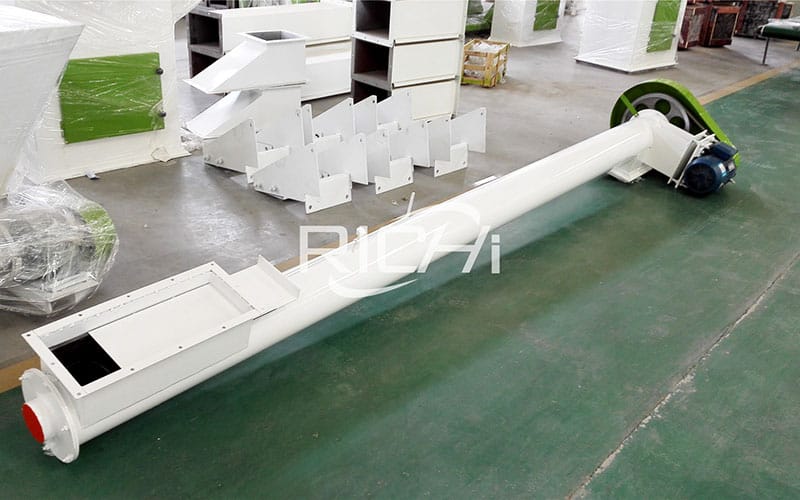small scale cattle feed pellet processing plant machinery price screw conveyor