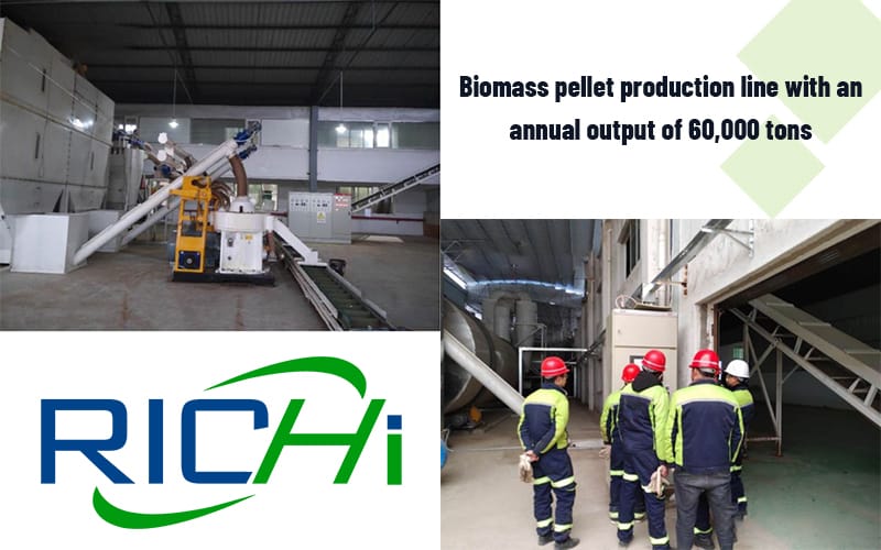 25 ton per hour biomass fuel sawdust pellet production line