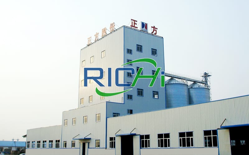 Turnkey 50,000 tons production capacity per year livestock animal feed plant factory project in China