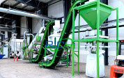 wood pellet line