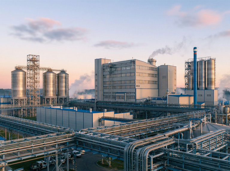 biomass pellet production plant