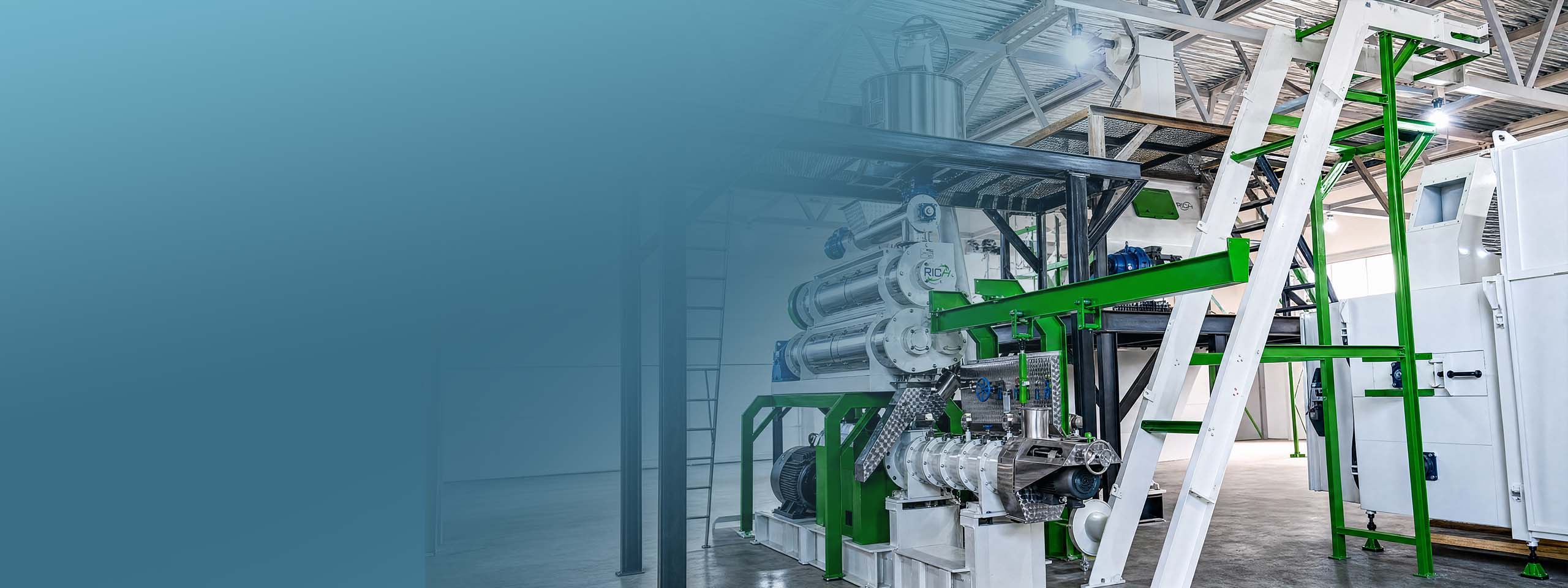 10 tph twin screw fish feed production line in France