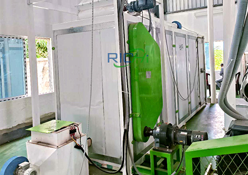 Indonesia floating and sinking fish feed production line - dryer