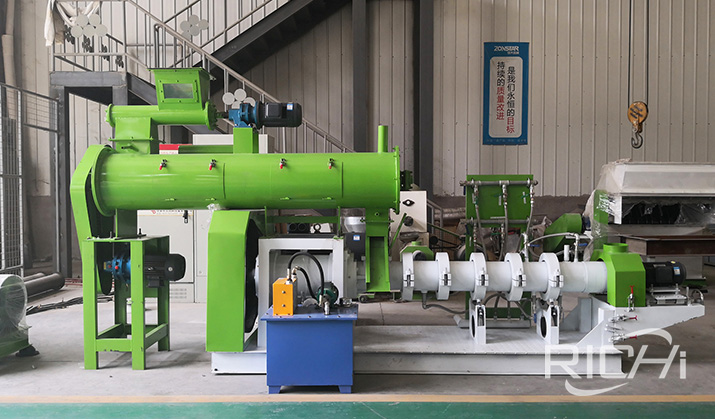 RICHI wet type fish feed extruder for sale